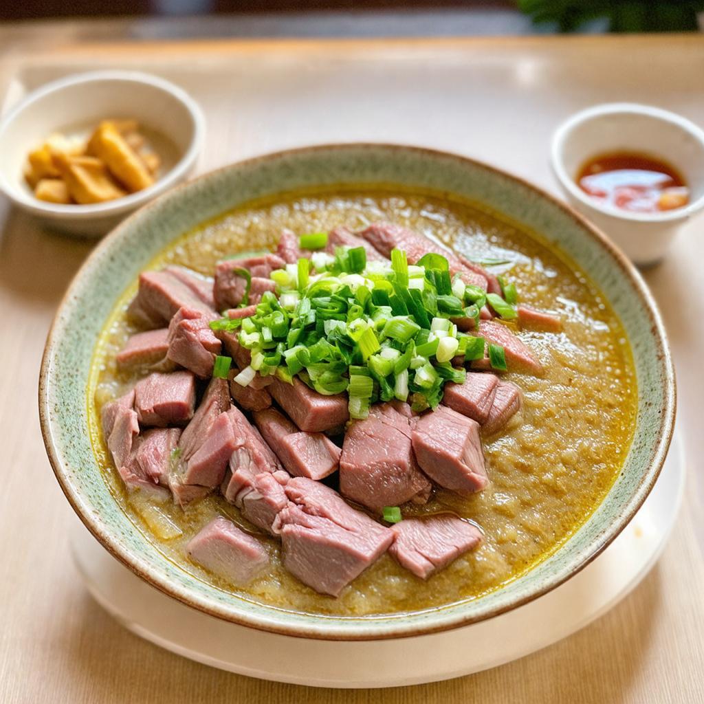 Bát cháo lòng bà Út Nguyễn Trãi đầy đặn các loại lòng tươi ngon